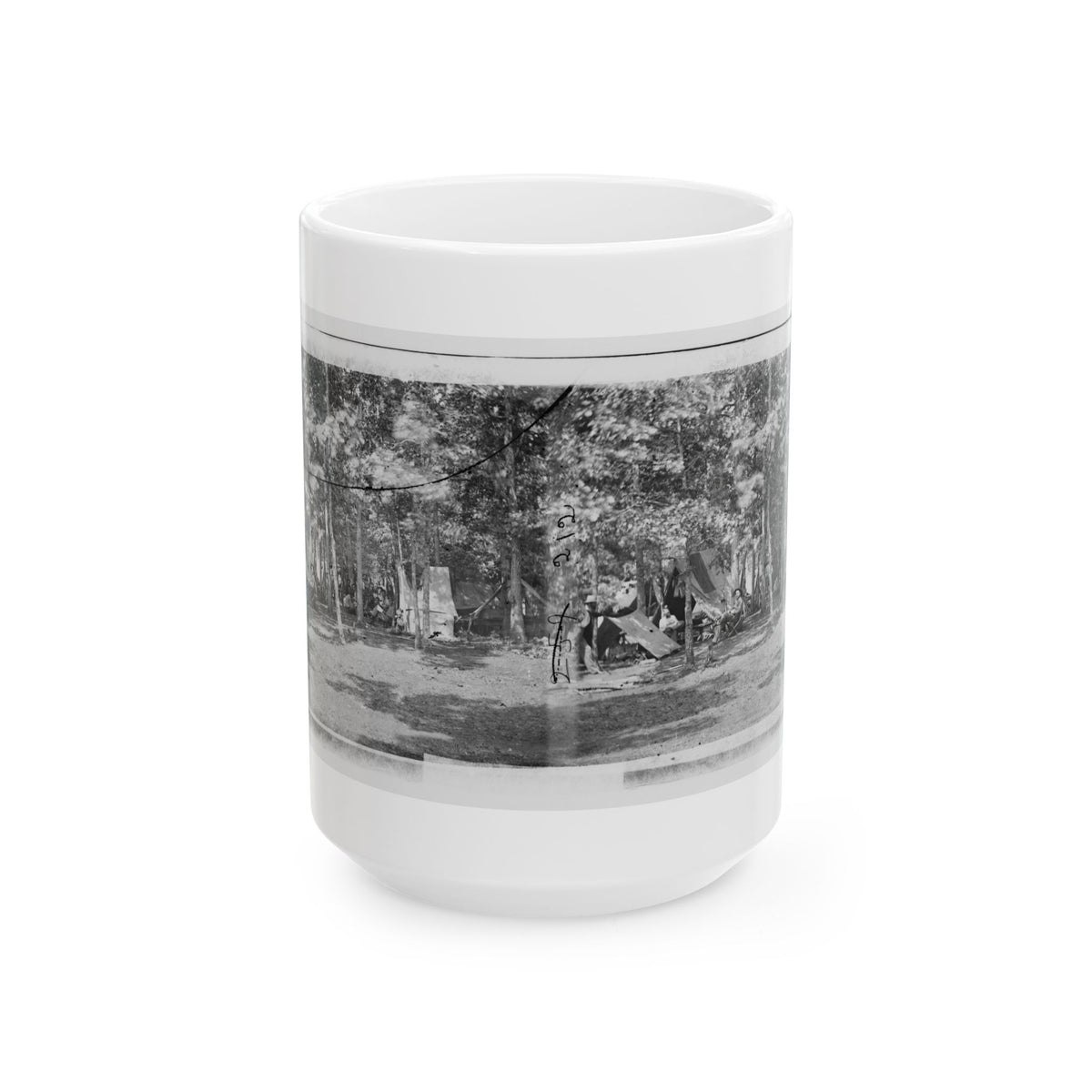 Bealeton, Virginia. Camp Of Company B, 93d New York Volunteers (U.S. Civil War) White Coffee Mug