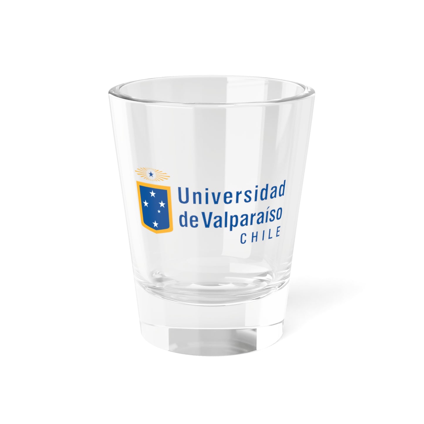 Logo universidad de valparaiso 2008 (Chile) (Coat of Arms) Shot Glass 1.5oz