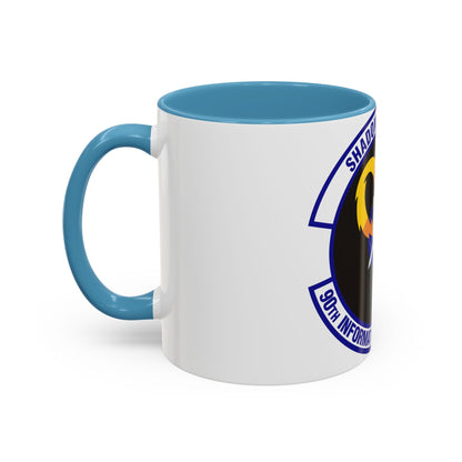 90th Information Operations Squadron (U.S. Air Force) Accent Coffee Mug