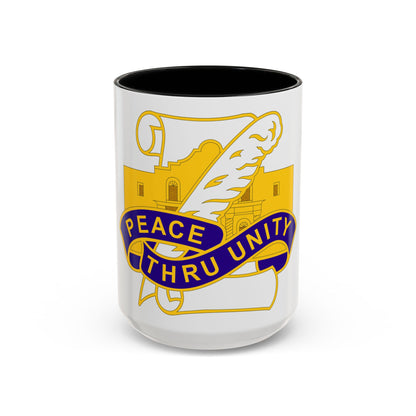 321 Civil Affairs Brigade 2 (U.S. Army) Accent Coffee Mug