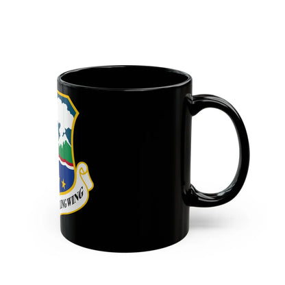 141st Air Refueling Wing (U.S. Air Force) Black Coffee Mug-Go Mug Yourself