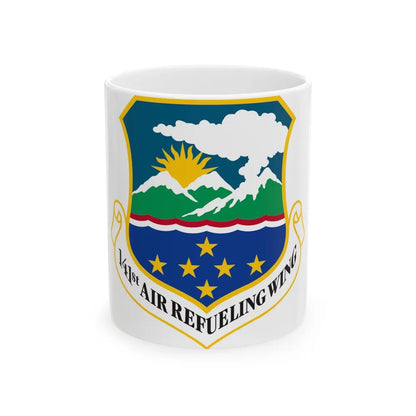 141st Air Refueling Wing (U.S. Air Force) White Coffee Mug-11oz-Go Mug Yourself