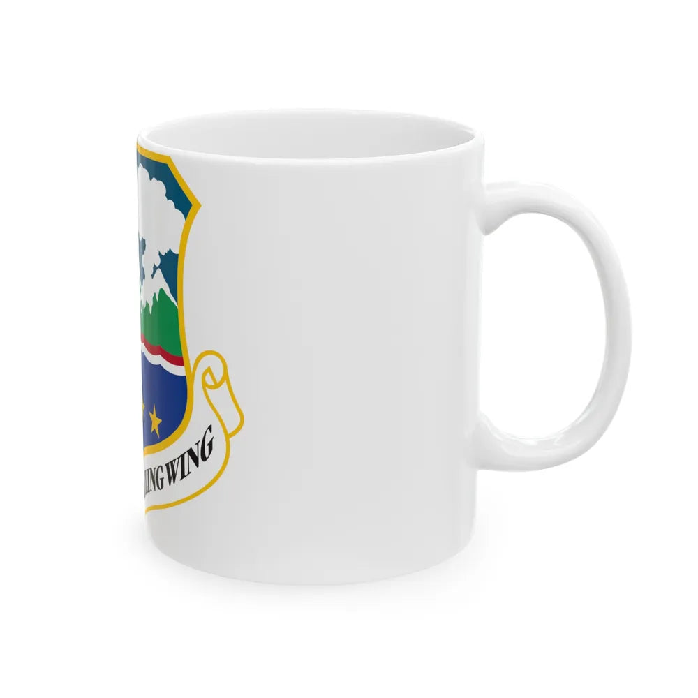 141st Air Refueling Wing (U.S. Air Force) White Coffee Mug-Go Mug Yourself