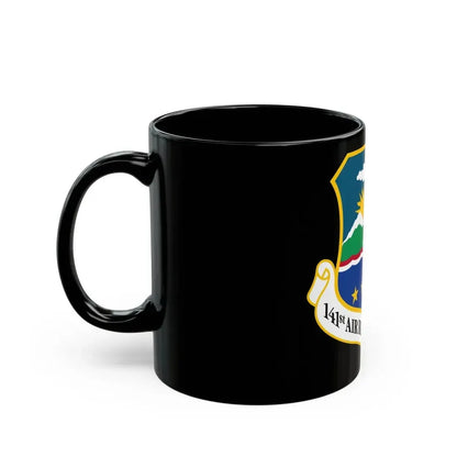 141st Air Refueling Wing (U.S. Air Force) Black Coffee Mug - Go Mug Yourself