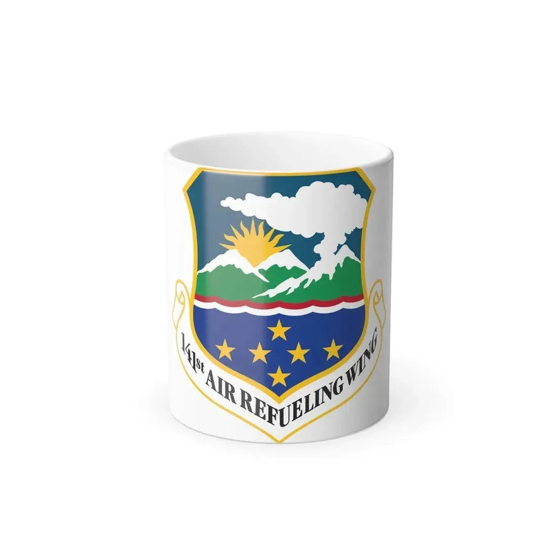 141st Air Refueling Wing (U.S. Air Force) Color Changing Coffee Mug 11oz - Go Mug Yourself