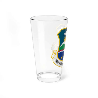 141st Air Refueling Wing (U.S. Air Force) Pint Glass 16oz - Go Mug Yourself