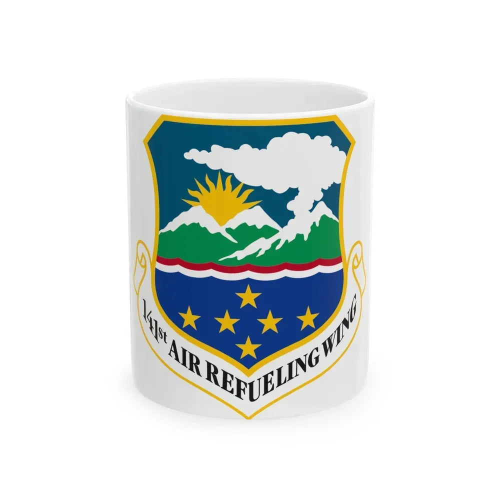 141st Air Refueling Wing (U.S. Air Force) White Coffee Mug 11oz - Go Mug Yourself