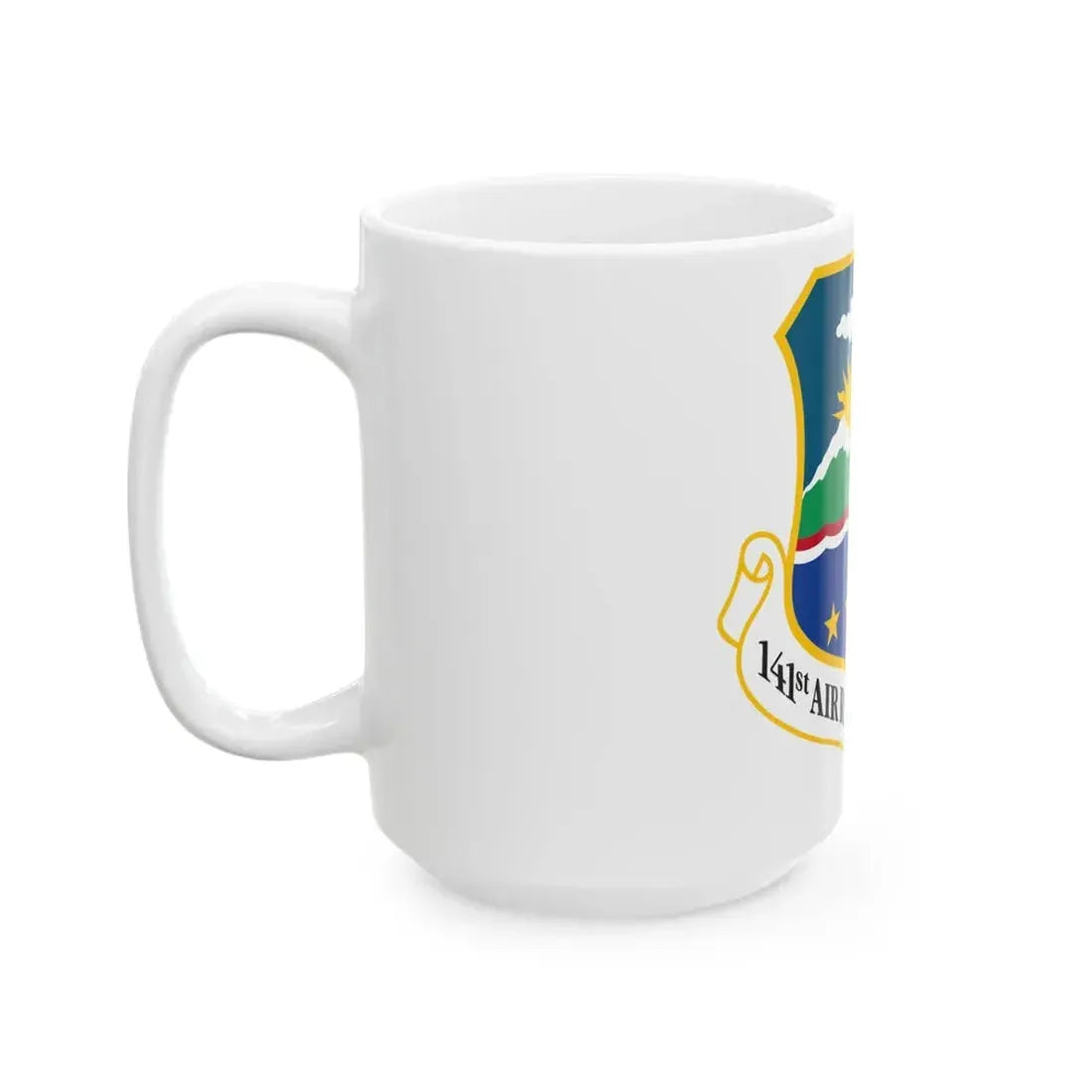 141st Air Refueling Wing (U.S. Air Force) White Coffee Mug - Go Mug Yourself