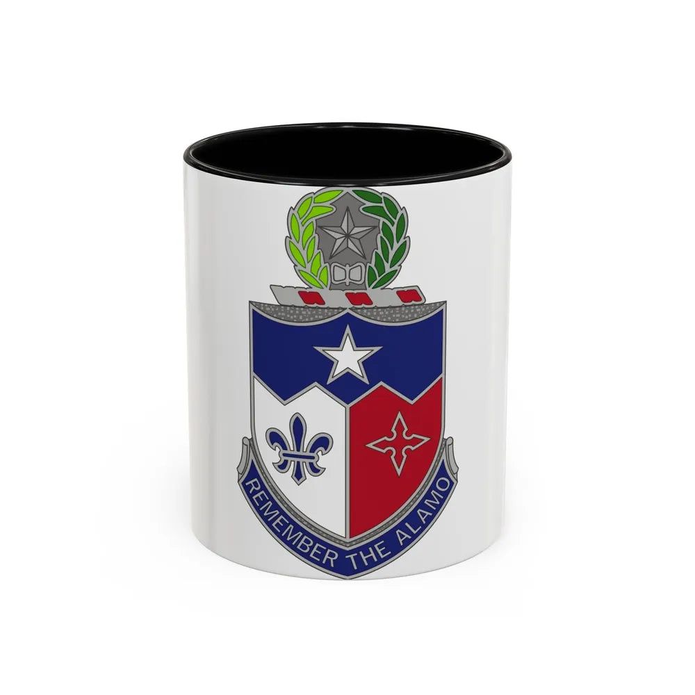 141st Infantry Regiment (U.S. Army) Accent Coffee Mug-11oz-Black-Go Mug Yourself