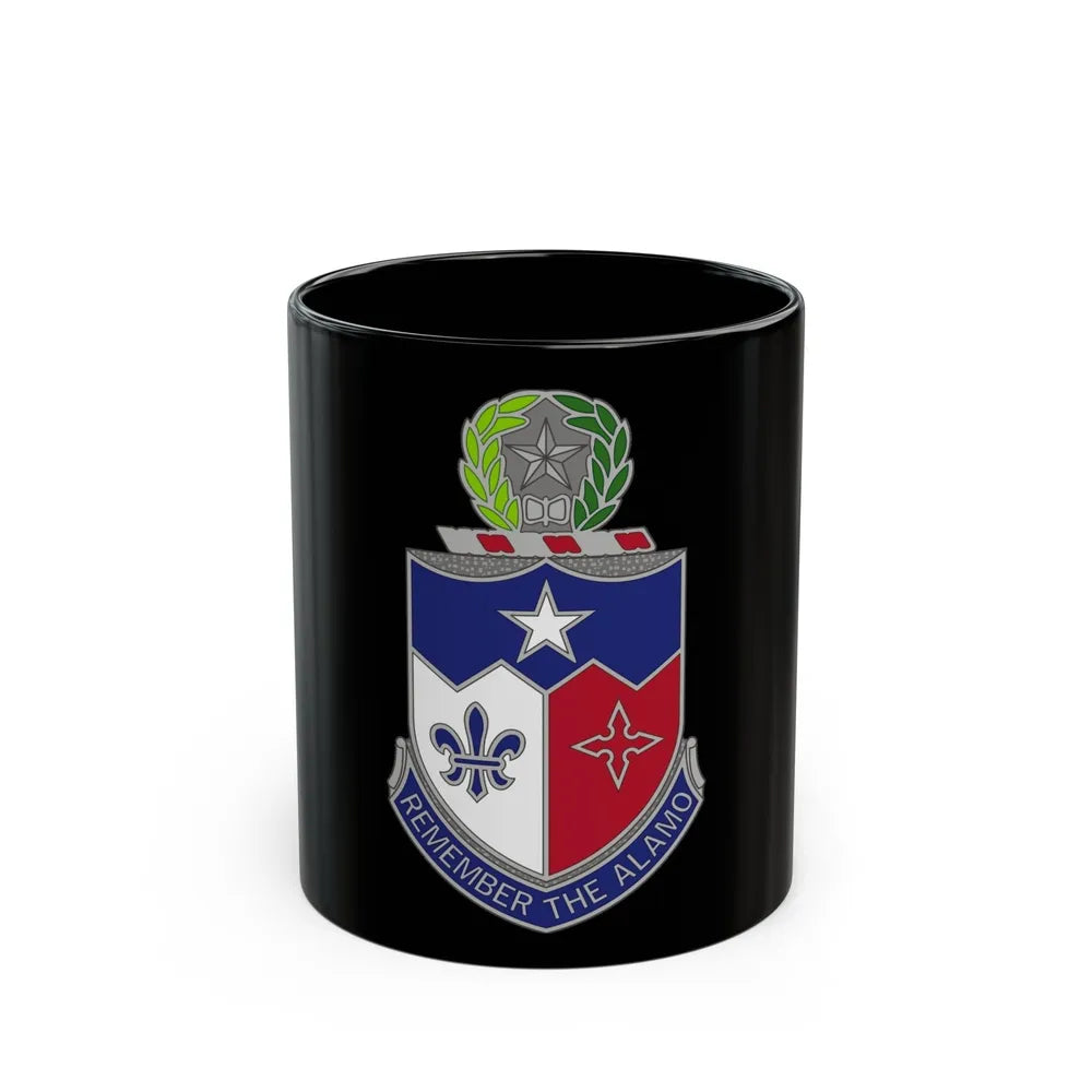 141st Infantry Regiment (U.S. Army) Black Coffee Mug-11oz-Go Mug Yourself