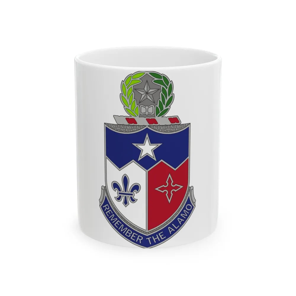 141st Infantry Regiment (U.S. Army) White Coffee Mug-11oz-Go Mug Yourself