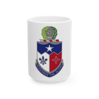 141st Infantry Regiment (U.S. Army) White Coffee Mug-15oz-Go Mug Yourself