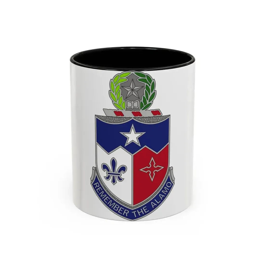 141st Infantry Regiment (U.S. Army) Accent Coffee Mug 11oz Black - Go Mug Yourself