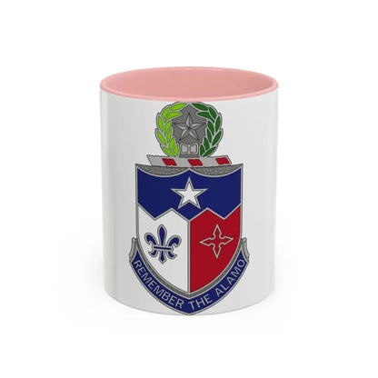 141st Infantry Regiment (U.S. Army) Accent Coffee Mug 11oz Pink - Go Mug Yourself