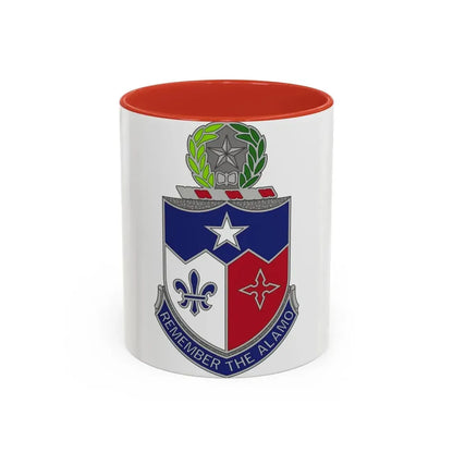 141st Infantry Regiment (U.S. Army) Accent Coffee Mug 11oz Red - Go Mug Yourself