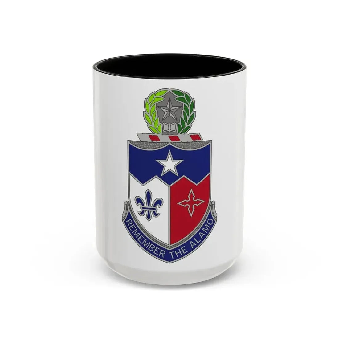 141st Infantry Regiment (U.S. Army) Accent Coffee Mug 15oz Black - Go Mug Yourself