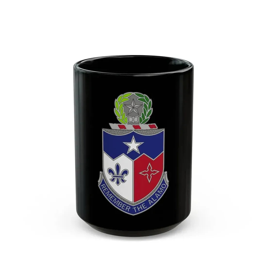 141st Infantry Regiment (U.S. Army) Black Coffee Mug 15oz - Go Mug Yourself