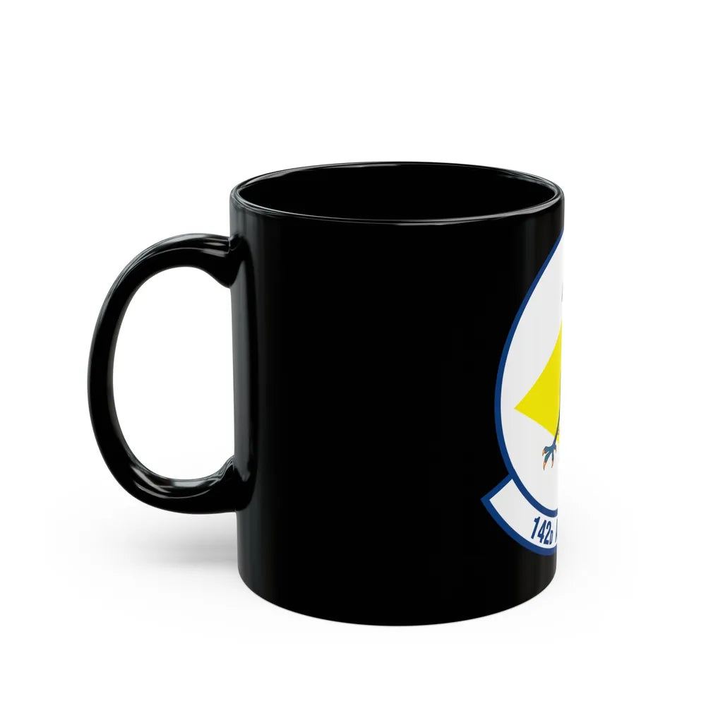 142 Airlift Squadron (U.S. Air Force) Black Coffee Mug-Go Mug Yourself