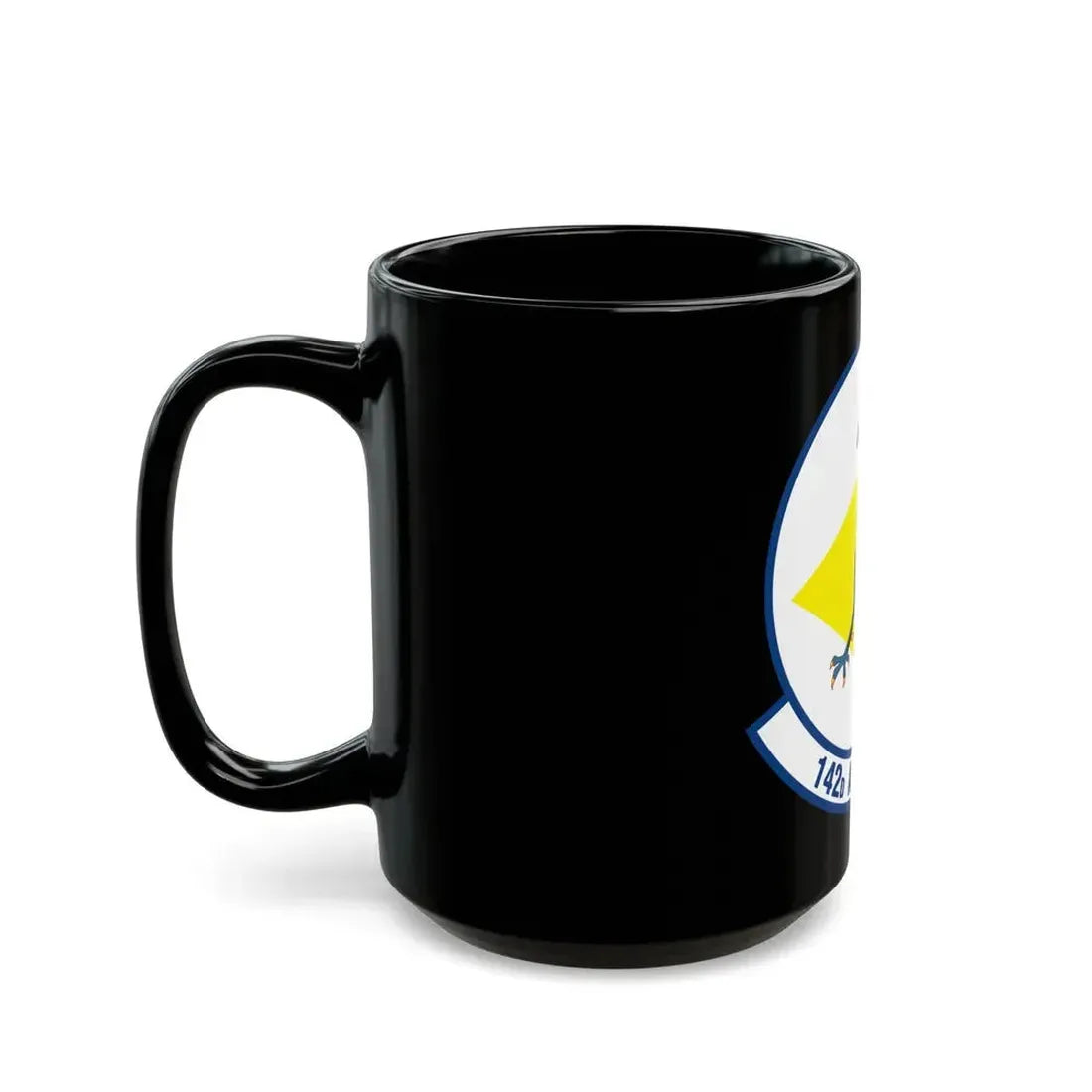 142 Airlift Squadron (U.S. Air Force) Black Coffee Mug - Go Mug Yourself