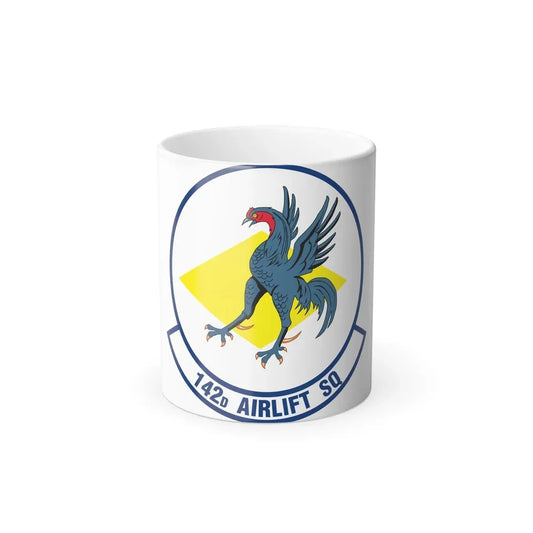 142 Airlift Squadron (U.S. Air Force) Color Changing Coffee Mug 11oz - Go Mug Yourself
