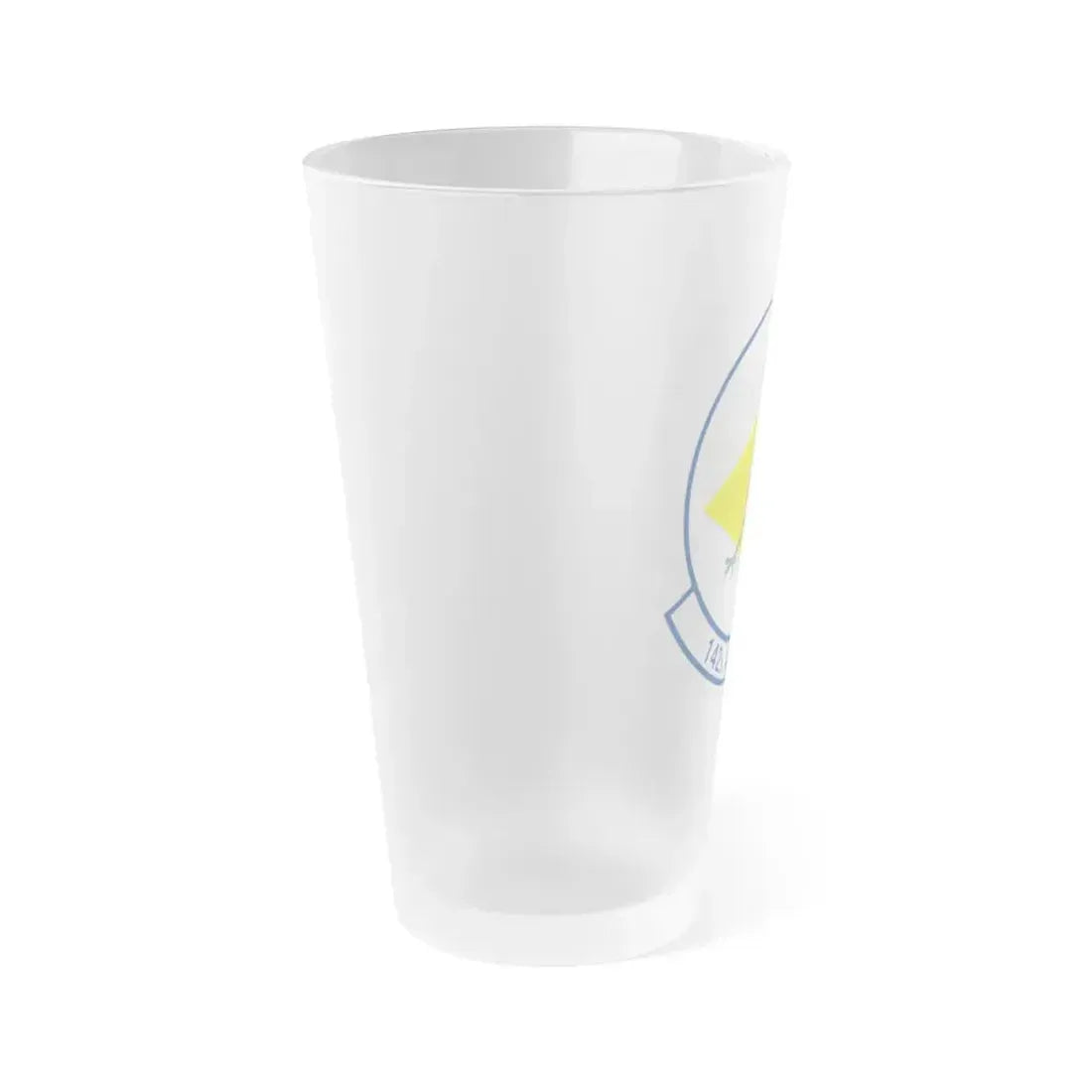 142 Airlift Squadron (U.S. Air Force) Frosted Pint Glass 16oz - Go Mug Yourself