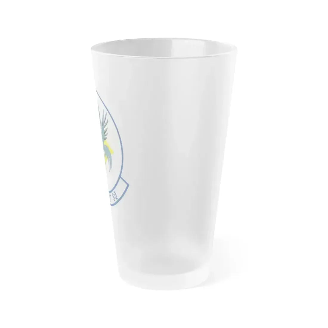 142 Airlift Squadron (U.S. Air Force) Frosted Pint Glass 16oz - Go Mug Yourself