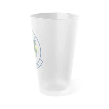 142 Airlift Squadron (U.S. Air Force) Frosted Pint Glass 16oz - Go Mug Yourself