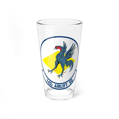 142 Airlift Squadron (U.S. Air Force) Pint Glass 16oz 16oz - Go Mug Yourself