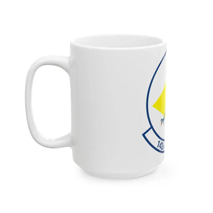 142 Airlift Squadron (U.S. Air Force) White Coffee Mug - Go Mug Yourself