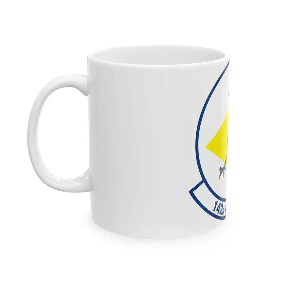 142 Airlift Squadron (U.S. Air Force) White Coffee Mug - Go Mug Yourself