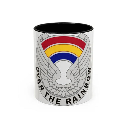 142 Aviation Regiment (U.S. Army) Accent Coffee Mug 11oz Black - Go Mug Yourself