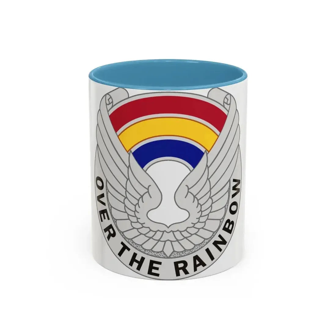 142 Aviation Regiment (U.S. Army) Accent Coffee Mug 11oz Light Blue - Go Mug Yourself