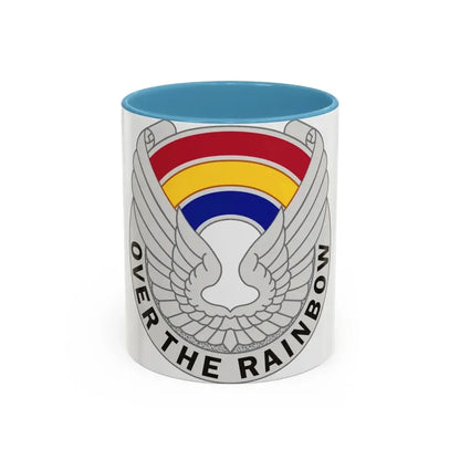 142 Aviation Regiment (U.S. Army) Accent Coffee Mug 11oz Light Blue - Go Mug Yourself