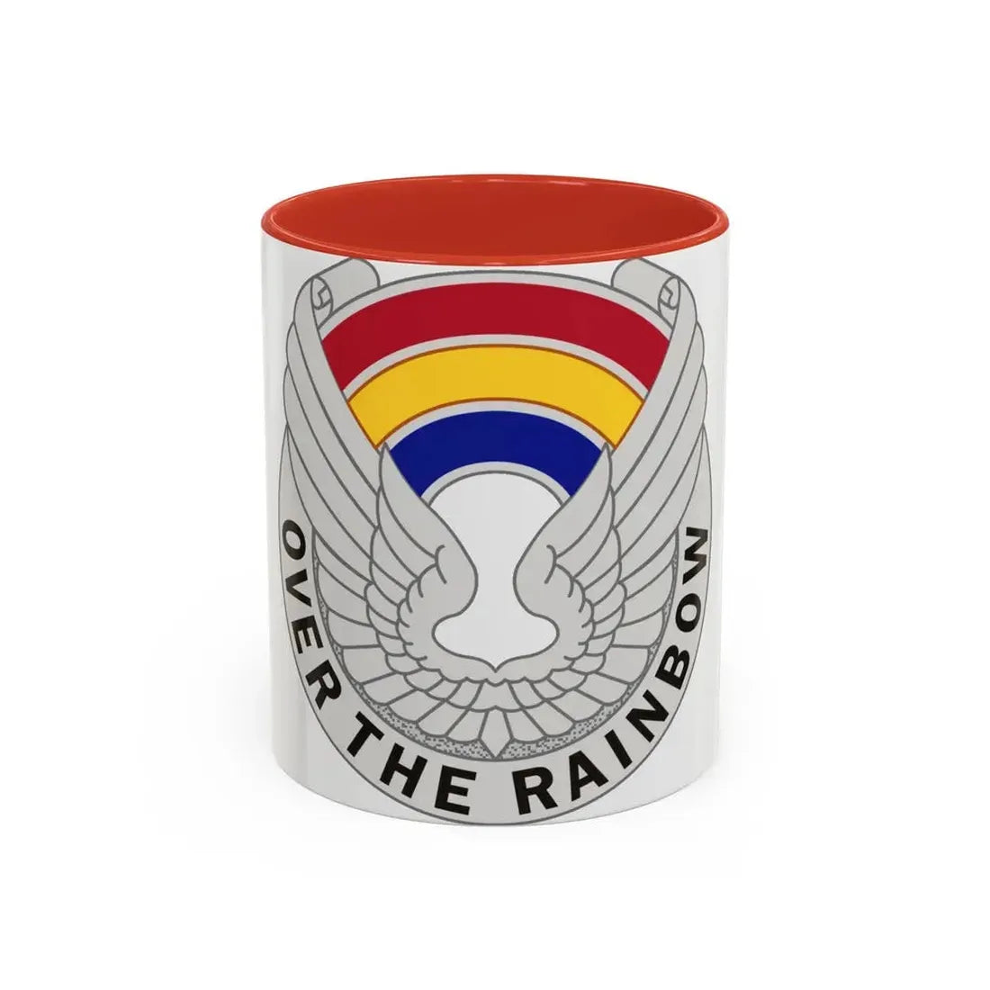 142 Aviation Regiment (U.S. Army) Accent Coffee Mug 11oz Red - Go Mug Yourself