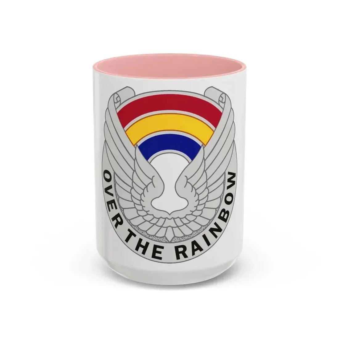 142 Aviation Regiment (U.S. Army) Accent Coffee Mug 15oz Pink - Go Mug Yourself