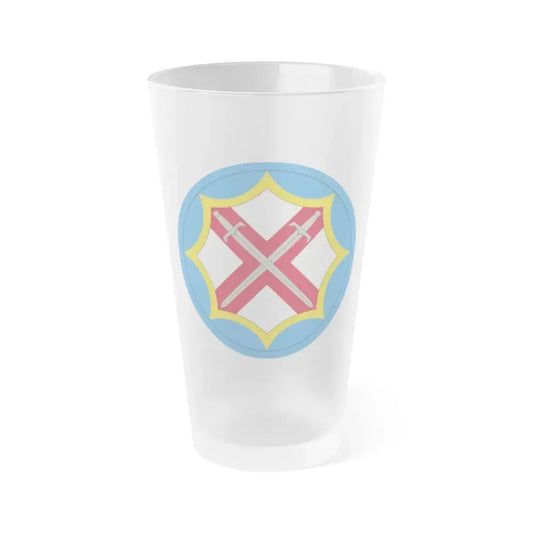 142 Battlefield Surveillance Brigade (U.S. Army) Frosted Pint Glass 16oz Default Title - Go Mug Yourself