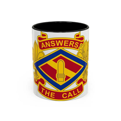 142 Field Artillery Brigade 2 (U.S. Army) Accent Coffee Mug 11oz Black - Go Mug Yourself