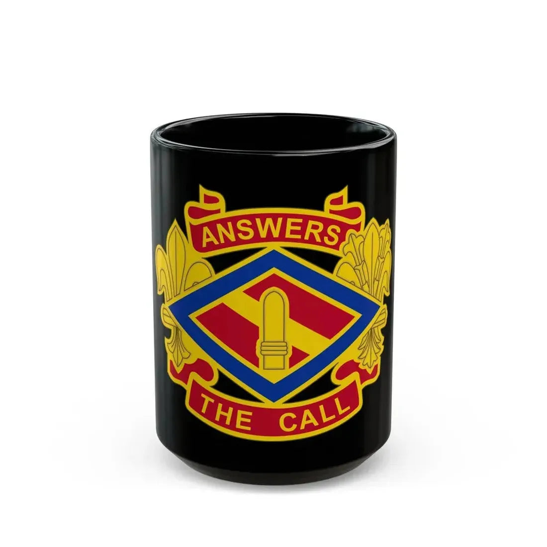 142 Field Artillery Brigade 2 (U.S. Army) Black Coffee Mug 15oz - Go Mug Yourself