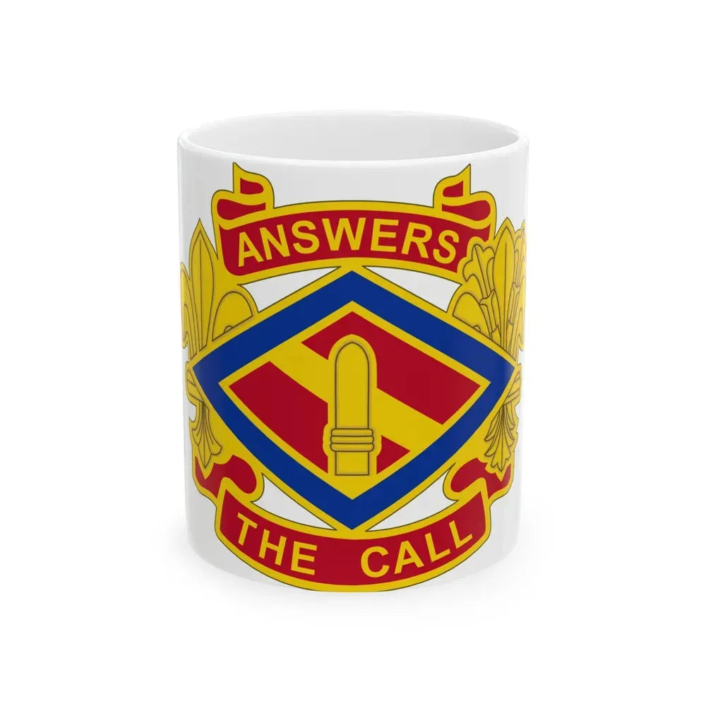 142 Field Artillery Brigade 2 (U.S. Army) White Coffee Mug 11oz - Go Mug Yourself