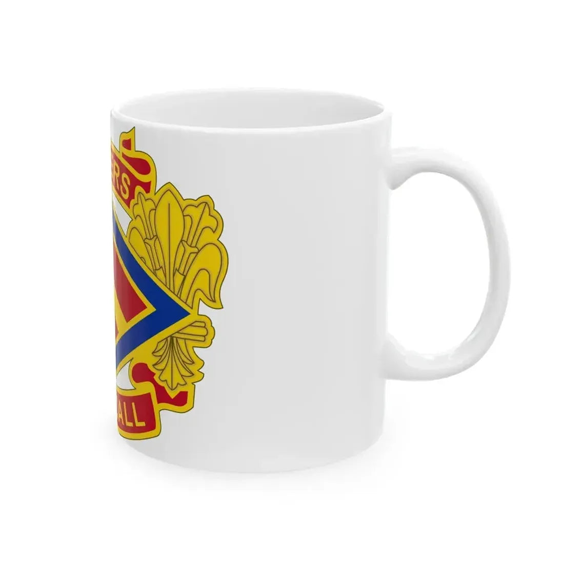 142 Field Artillery Brigade 2 (U.S. Army) White Coffee Mug - Go Mug Yourself