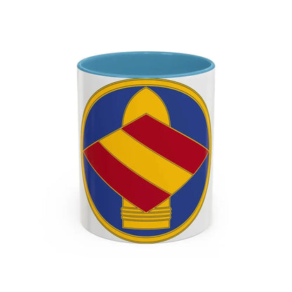 142 Field Artillery Brigade 3 (U.S. Army) Accent Coffee Mug 11oz Light Blue - Go Mug Yourself