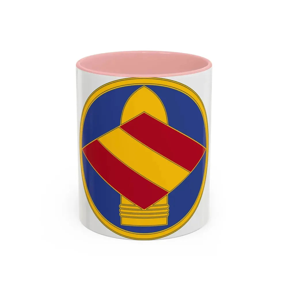 142 Field Artillery Brigade 3 (U.S. Army) Accent Coffee Mug 11oz Pink - Go Mug Yourself