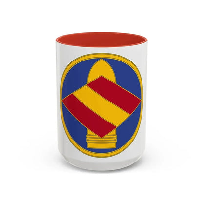 142 Field Artillery Brigade 3 (U.S. Army) Accent Coffee Mug 15oz Red - Go Mug Yourself