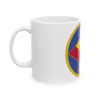 142 Field Artillery Brigade 3 (U.S. Army) White Coffee Mug - Go Mug Yourself