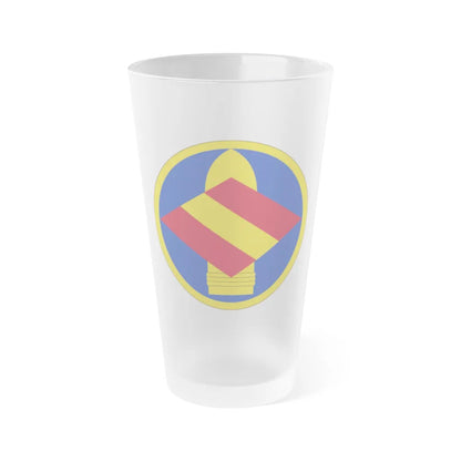 142 Field Artillery Brigade (U.S. Army) Frosted Pint Glass 16oz-Go Mug Yourself