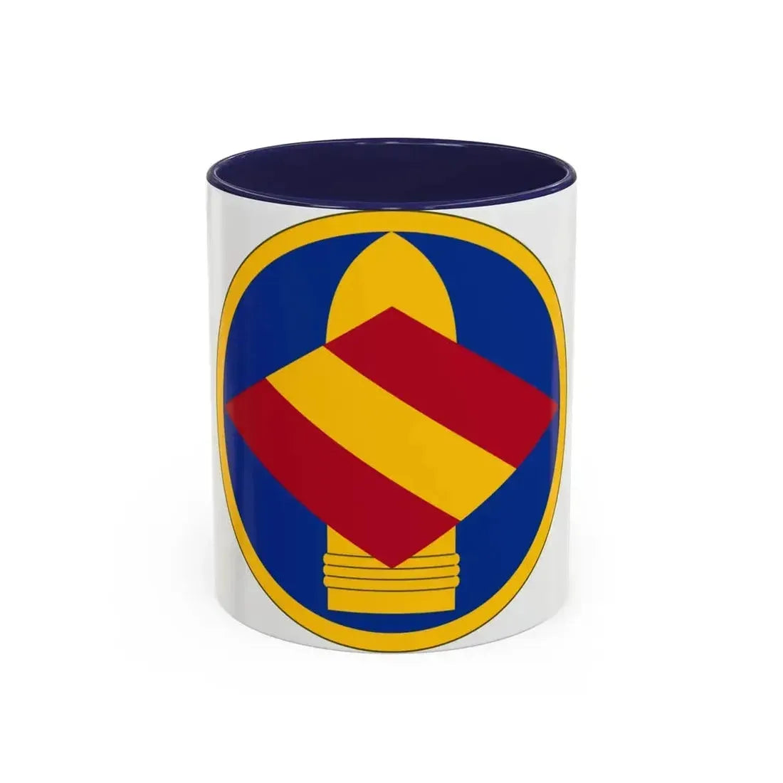 142 Field Artillery Brigade (U.S. Army) Accent Coffee Mug 11oz Navy - Go Mug Yourself
