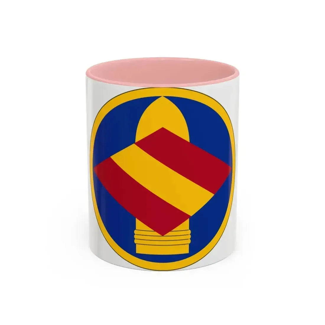 142 Field Artillery Brigade (U.S. Army) Accent Coffee Mug 11oz Pink - Go Mug Yourself