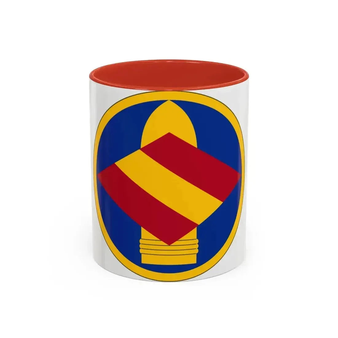 142 Field Artillery Brigade (U.S. Army) Accent Coffee Mug 11oz Red - Go Mug Yourself
