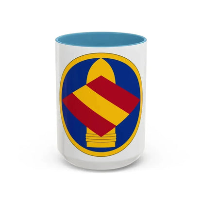 142 Field Artillery Brigade (U.S. Army) Accent Coffee Mug 15oz Light Blue - Go Mug Yourself