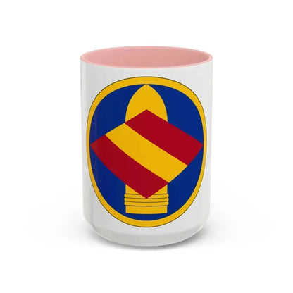 142 Field Artillery Brigade (U.S. Army) Accent Coffee Mug 15oz Pink - Go Mug Yourself